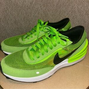 Nike Waffle One - Electric Green Youth 6.5 / Women’s 8